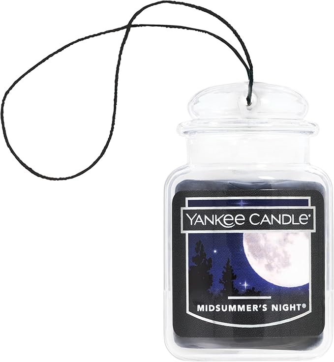 Yankee Candle Car Jar Ultimate, Midsummer's Night, 0.96 OZ (Pack of 3)