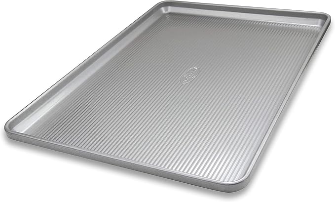 USA Pan Bakeware Heavy Duty Extra Large Sheet Pan Warp Resistant Nonstick Baking Pan, Aluminized Steel