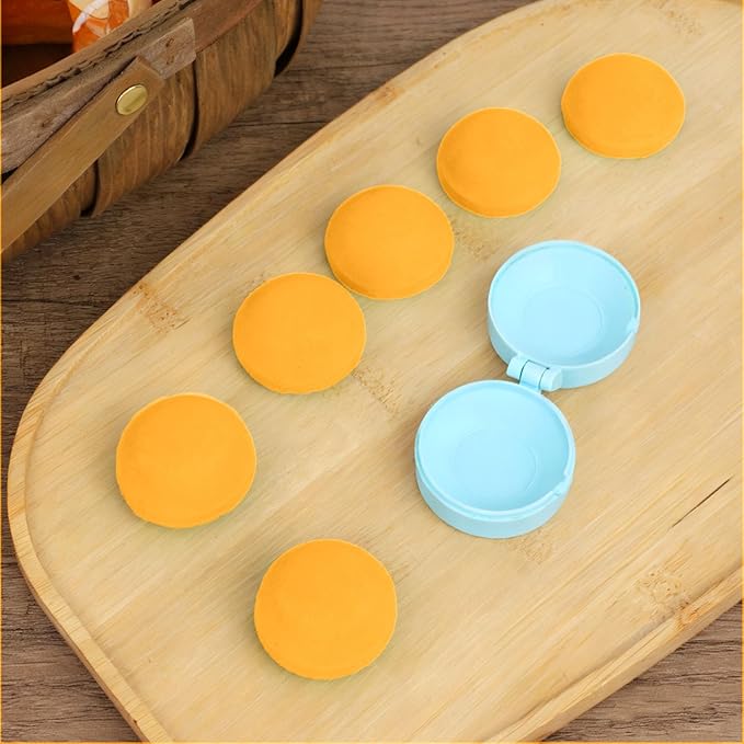 Lyreh Disc Cake Pop Mold, Blue Plastic Round Cake Ball Moulds Maker Funny Simple Baking Tools Supplies Accessories for Home Baking Birthday Party Wedding Desserts