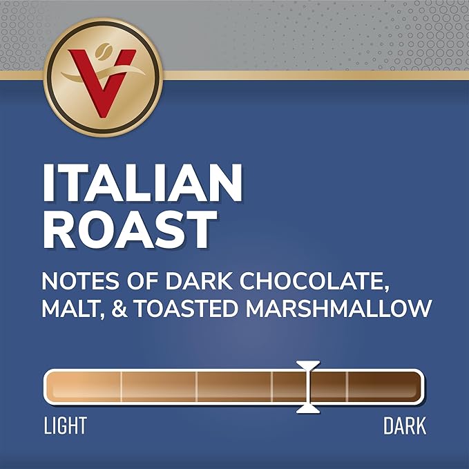 Victor Allen's Coffee Italian Roast, Dark Roast, 200 Count, Single Serve Coffee Pods for Keurig K-Cup Brewers