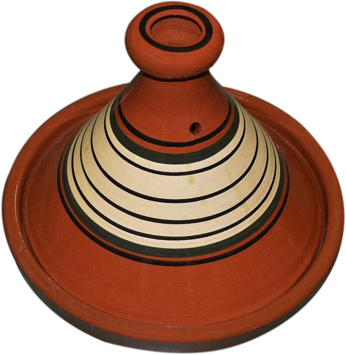 Handmade Moroccan Cooking Tagine in Diameter Handmade From Clay