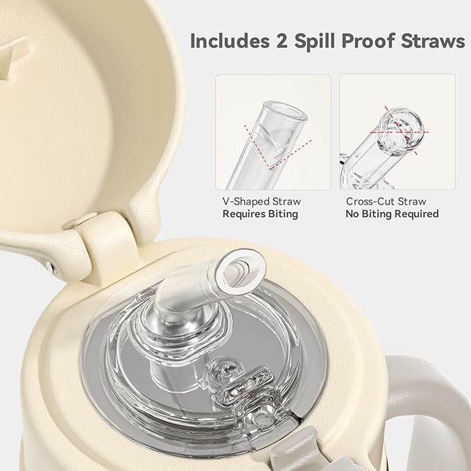 Evorie 11oz Leak Proof Vacuum Insulated Stainless Steel Sippy Cup for Toddlers (1 Pack, Travel in Space) + Replacement Straw Set Bundle