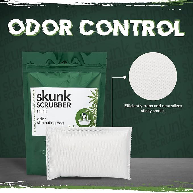 NonScents Refrigerator Deodorizer (4-Count) & Smoke Odor Eliminator Bag - Ultimate Odor Control Bundle for Fridge, Freezer, Cars, & Small Spaces – Fragrance-Free & Long-Lasting