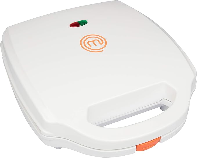MasterChef Mini Pie & Quiche Maker- Baker Cooks 6 Small Pies or Quiches in Minutes- Non-stick Cooker w Dough Cutting Circle for Easy Measurement & Filling, Must Have Machine for Desserts & Appetizers