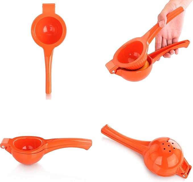 New Star Foodservice 42863 Enameled Aluminum Orange Squeezer