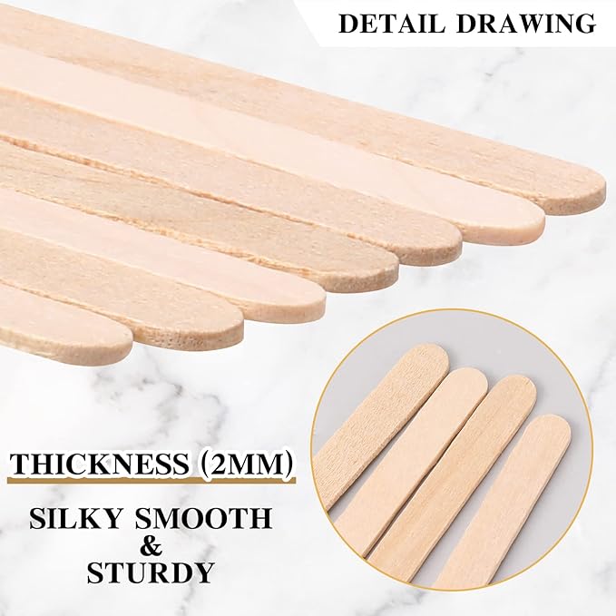 3000 Pcs Individually Wrapped Wooden Coffee Stirrers, Disposable Coffee Stir Sticks Round End Sticks Bulk Wood Stirrers for Cocktail Hot Drinks Restaurant Bar Home Office (7 Inch)