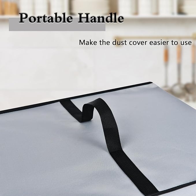 Bread Maker Machine Cover for Cuisinart Bread Maker Machine, Heavy Duty Waterproof Protective BreadMachine Cover Compatible for Cuisinart Compact and Automatic Bread MakerMachine CBK-110P1 (Grey)