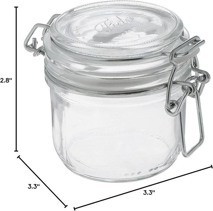 Bormioli Rocco One Fido Airtight Storage Jar 200ml for All Homemade Treats