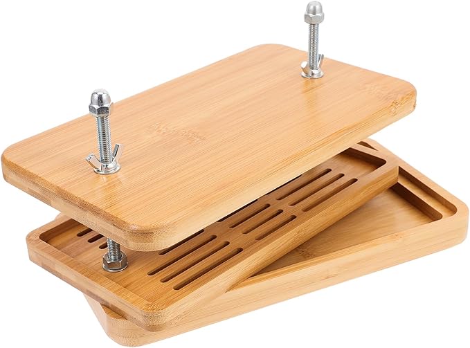 OSALADI Tofu Press Mold 3-layer Bean Curd Making Tool Drip Tray 26x15cm Home Kitchen Tofu Maker for DIY Soybean Curd Straining and Pressing