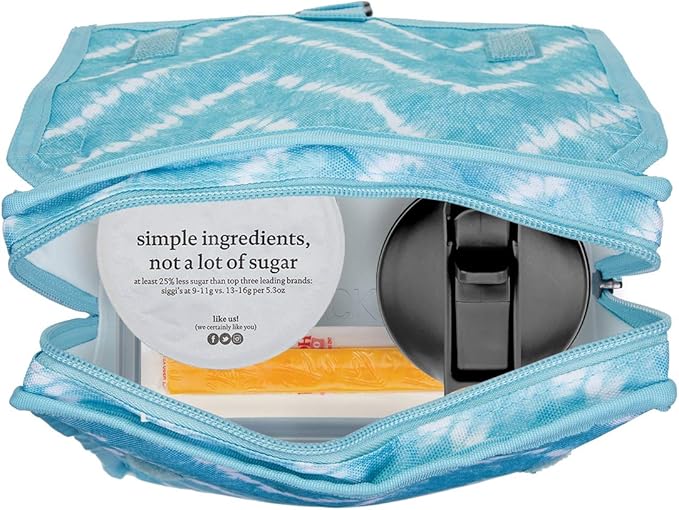 Packit, Lunch Bag Freezable Aqua Tie Dye