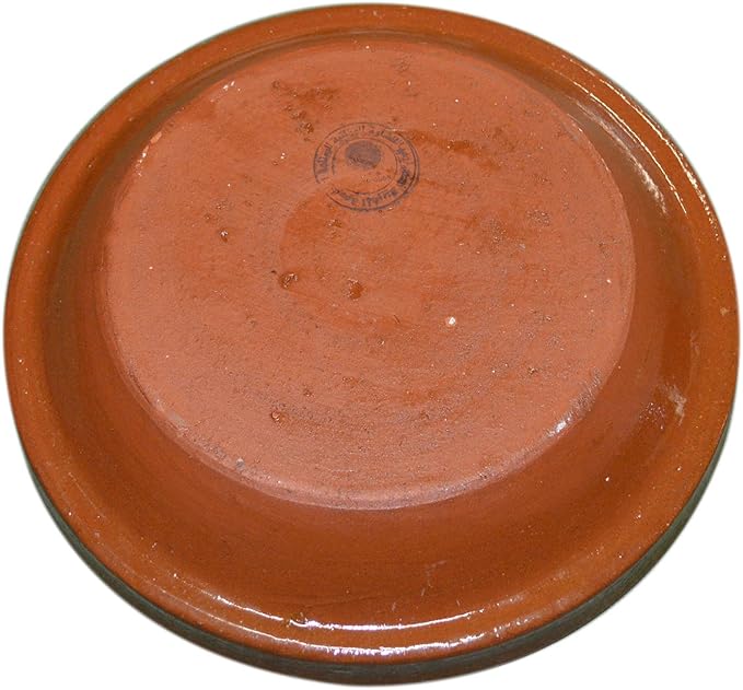 Treasures Of Morocco Moroccan Cooking Tagine, Traditional, Handmade, 10 Inch Diameter, Red, Clay, Round, With Lid