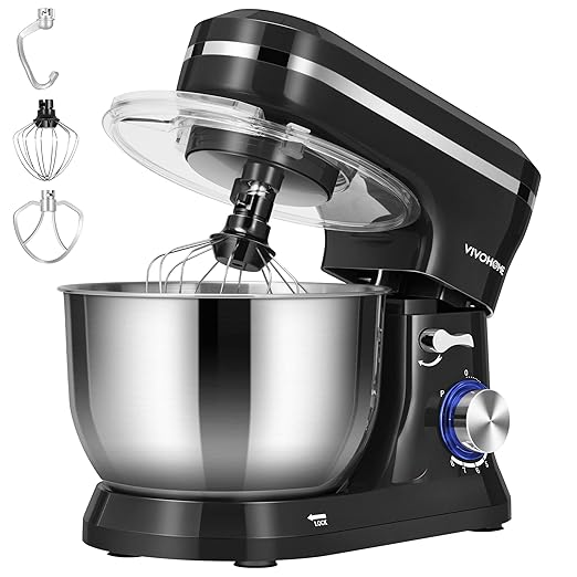 VIVOHOME Water Distiller Countertop 1.6 Gallon/6L 900W Distilled Water Machine with VIVOHOME 4.75 Quart Stand Mixer, 8 Speed Kitchen Electric Food Mixer