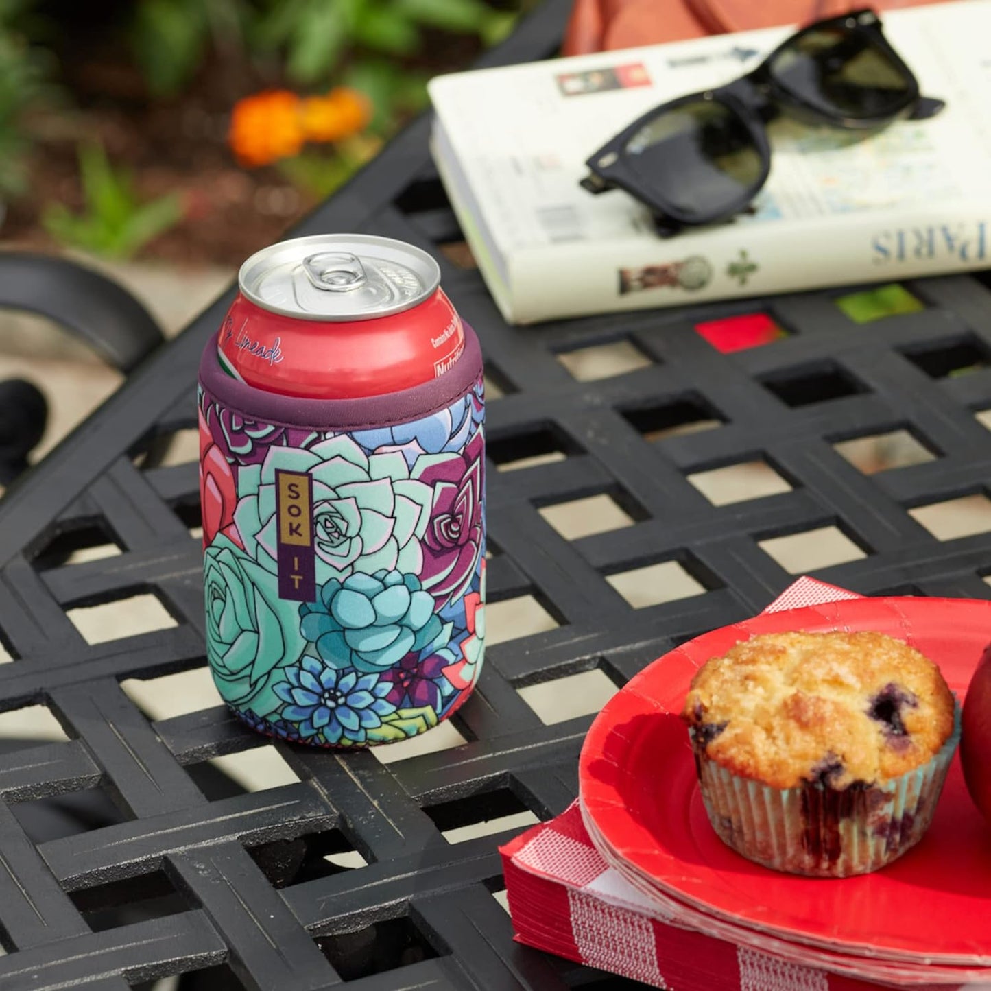 Sok It CanSok Sleeve for Beer & Soda Insulated Neoprene Cover (Cozy Knits, 12oz Can Sleeve)