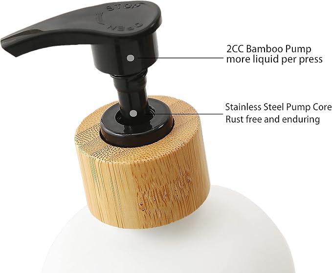 Soap Dispenser,Dish Soap Dispenser for Kitchen Sink.Glass Hand Soap Dispenser, Modern Farmhouse Decor Dish Soap Dispenser for Bathroom,Kitchen Sink Decor