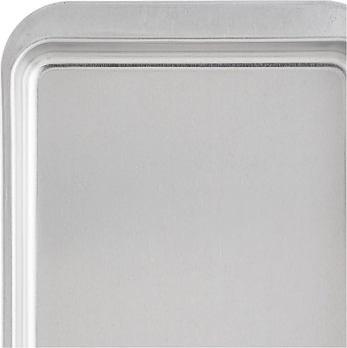 Nordic Ware Naturals 3 Piece Compact Pan Set, Toaster Oven, Counter Ovens, Air Fryer and Broiler Safe, Size for 1-2 Portions - Includes Baking Sheet, Broiling Rack and Rectangular Pan