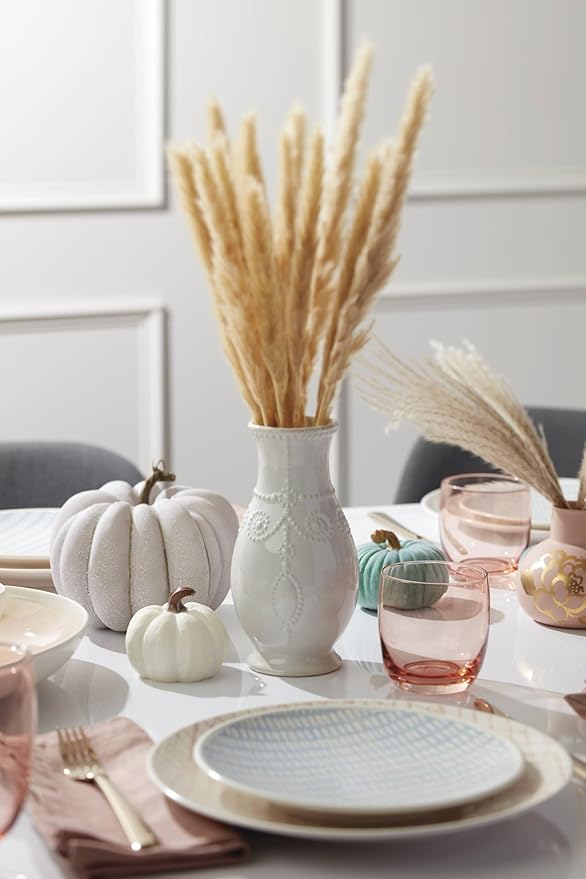 Lenox 858819 French Perle White 8" Fluted Vase