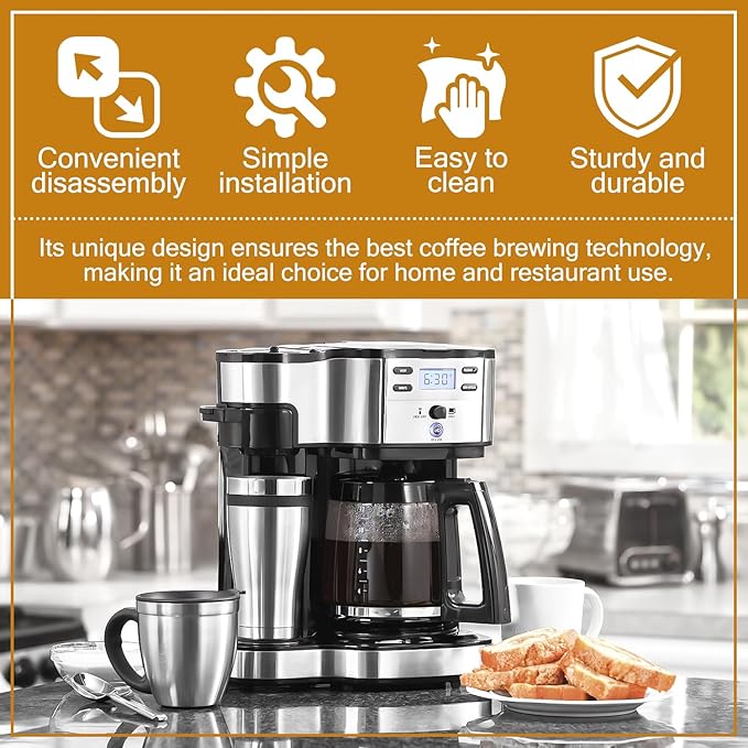 HASMX 990117900 Coffee Maker Brew Basket Replacement for Hamilton Beach 2-Way Coffeemaker Models 49980 49980A 49980Z 49983 49983S (1-Pack)