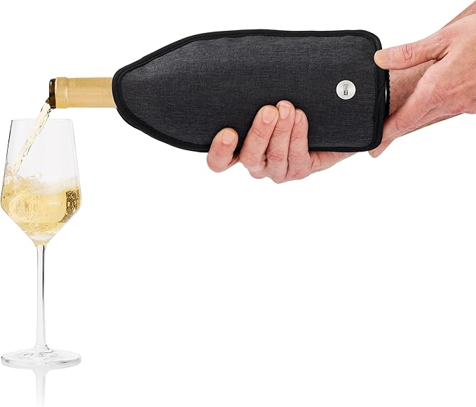 AdHoc Icepour Wine Chiller & Pourer - Wine Bottle Chiller for Outdoor Parties - Functional Wine Accessory & Bar Essential - Cooling Tool for Drinks
