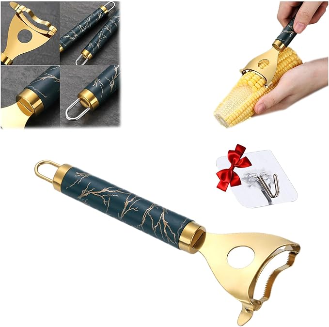Cobb Gobbler corn peeler, 2025 New Cobb Gobbler Corn Peeler，Cobb Gobbler grain thresher, labor-saving and fast Cobb Gobbler labor-saving corn peeler, corn cob peeling tool (1Pcs)