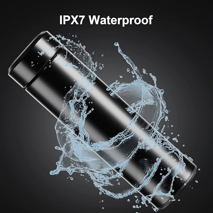 PARACITY Insulated Water Bottle, 17 oz Stainless Steel Water Bottles, Double Wall Vacuum for Hot Drinks, Metal Water Bottle Keeps Hot for 12 Hrs, Cold for 24 Hrs, for Coffee, Tea