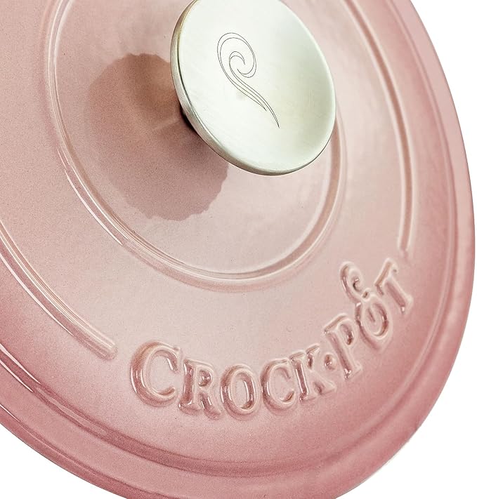 Crock-Pot Artisan Round Enameled Cast Iron Dutch Oven, 3-Quart, Pistachio Green