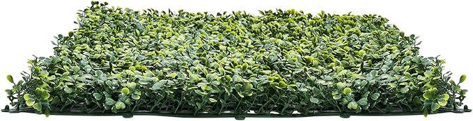 VEVOR Artificial Grass Wall Panels, 40 x 120 inch, Milan Grass Greenery Boxwood Panel for Indoor Outdoor Green Decor & Ivy Fence Covering, Privacy Backdrop Wall Hedge Screen for Garden