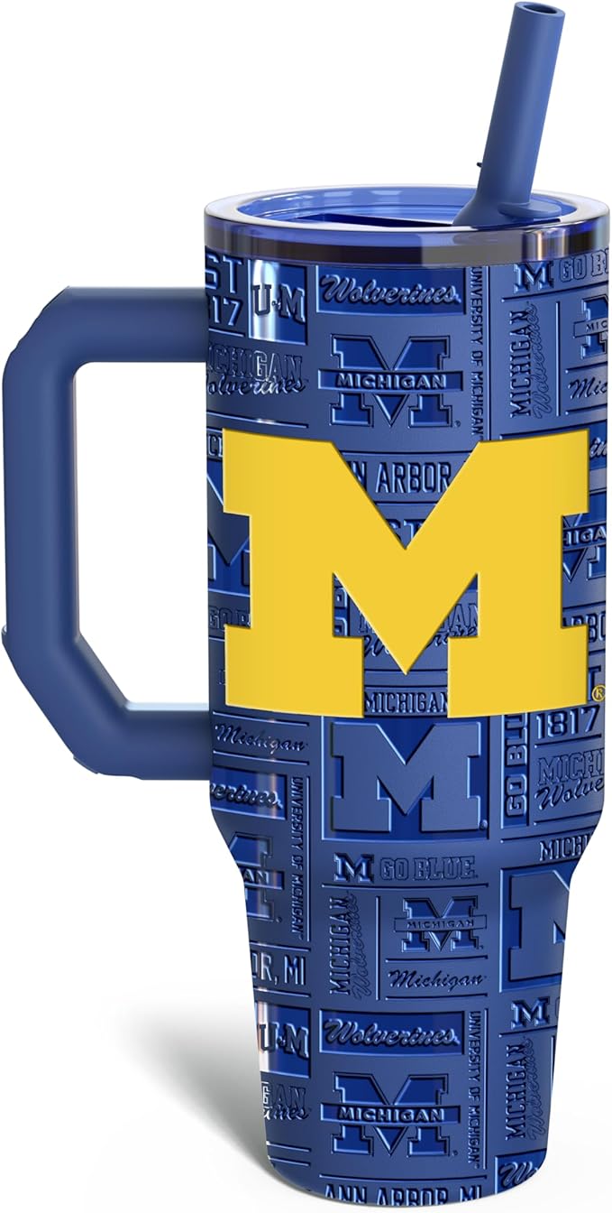 Thicc Buddy - 40 oz Stainless Steel Vacuum Insulated Tumbler with Lid and Straw for Water - Travel Mug Cupholder Friendly - Gifts for Women Men Him Her