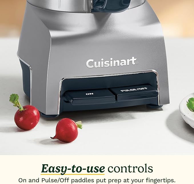 Cuisinart 5‑Cup Chop & Shred Food Processor, Compact Food Chopper, Easy‑Store Design, Silver FP-5