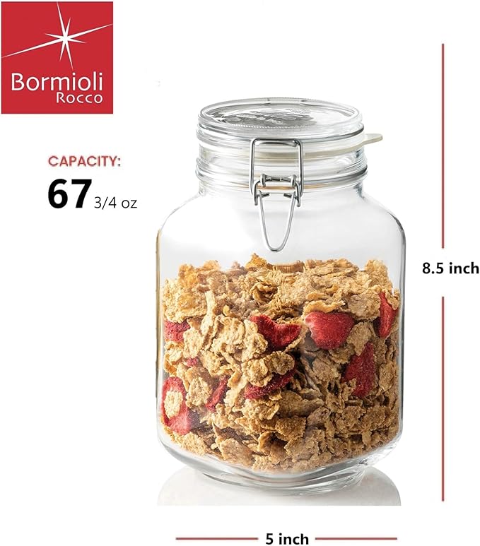 Bormioli Hermetic jar, Polycarbonate, 2l
