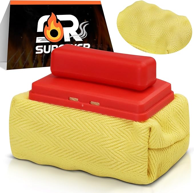 for Supower Grill Brush Replacement Head (No Handle) - Replaceable Brush Heads Bristle Free/Safe Cleaning Head Compatible for Cast Iron/Stainless Steel Grates (1 Pack)