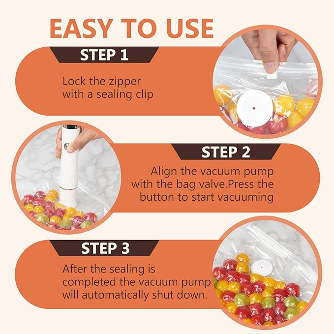 Vacuum sealer machine + Vacuum sealer bags