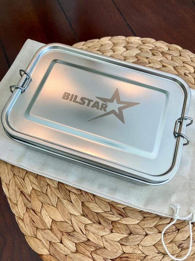Stainless Steel Bento For Kids and Adults | Steel Lunch Box for School| Leak-Proof Food Containers | Metal Lunchbox for Work | Eco-Friendly| Leak-Proof| ((47 oz) - 3 Fixed Compartment)
