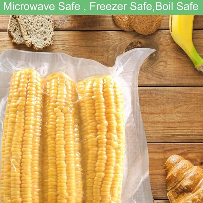 O2frepak 300 Bags 100 of Each Size Plus Quart 10"x13" and Quart 8"x12" and Pint 6"x10" BPA Free Sous Vide Seal a Meal Commercial Grade Vacuum Seal PreCut Combo Pack Bag