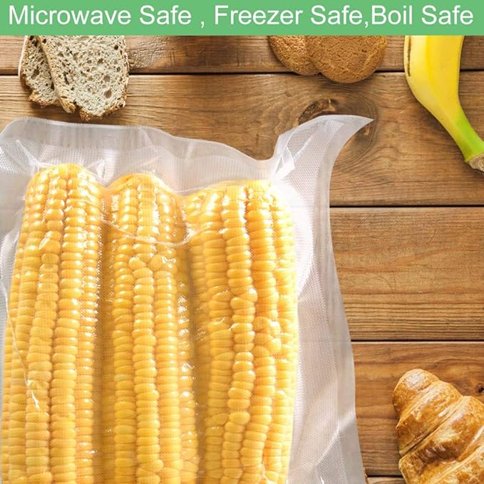 O2frepak 4Pack 8x50 Rolls (Total 200Feet) Vacuum Sealer Bags Rolls with BPA Free,Heavy Duty Vacuum Sealer Storage Bags Rolls,Cut to Size Roll,Great for Sous Vide