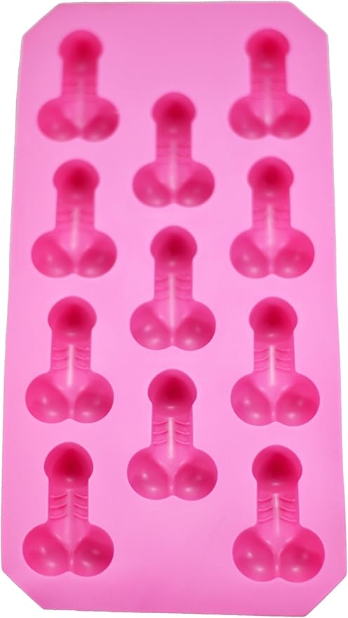 Willy Shaped Ice Cube Tray - Fairly Odd Novelties - Funny Raunchy Novelty Mold Gift