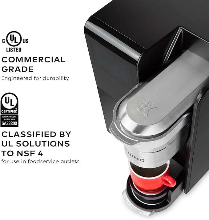 Keurig K-3550 Large Business Single Serve Coffee Maker, Plumbed, Silver/Black