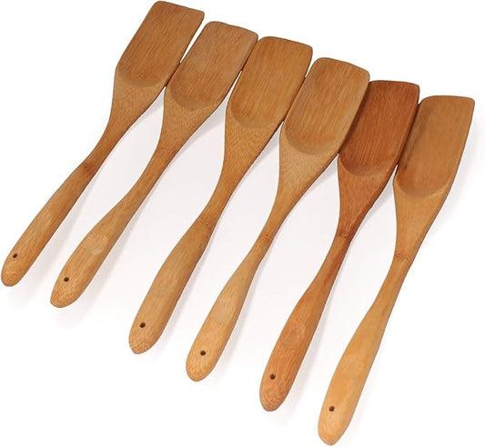 BambooMN - 7.9" Small Solid Bamboo Deep Scoop, 30pcs