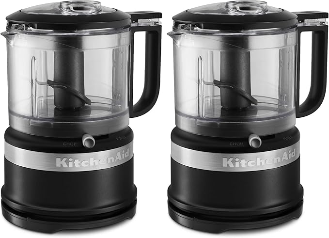 KitchenAid 3.5-Cup Food Chopper, medium, Matte Black (Pack of 2)
