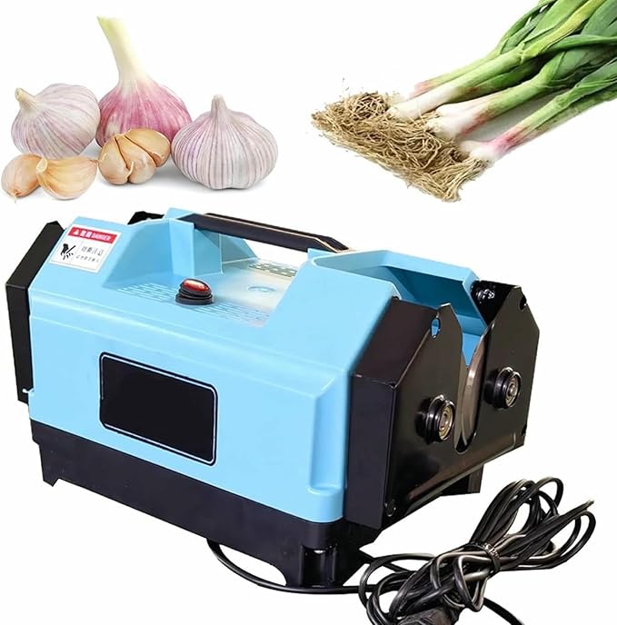 Electric Garlic Root Cutter, Garlic Top Tails Remover Machine, for Garlic, Onion, Single Garlic