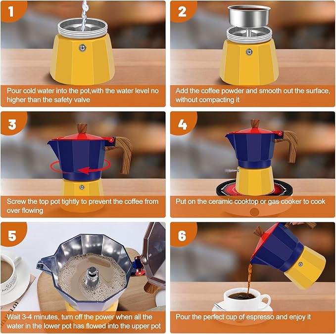 12 Cup Aluminum Espresso Stovetop Moka Pot Express Coffee Maker Percolator Italian Classic Mocha Coffee Machine for Italian and Cuban Cafe Brewing for Home & Camping 600ml 20oz