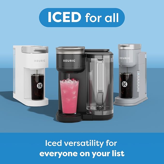 Keurig K-Brew+Chill Iced or Hot Single-Serve K-Cup Coffee Maker with MultiStream and QuickChill Technology, 70oz. Removable Reservoir