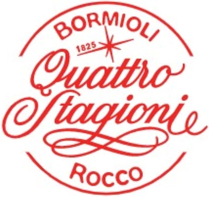 Bormioli Rocco Quattro Stagioni 6.75 oz Glass Preserving Jar (Set of 6) - Wide‑Mouth Twist‑Top Canister with Airtight Seal - Bee embossed Storage & Serving Vessel - Made in Italy, BPA‑Free