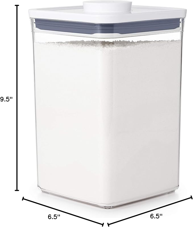 OXO Good Grips POP Container - 4.4 Qt/4.2 L,Airtight Food Storage Containers,(Pack of 4)