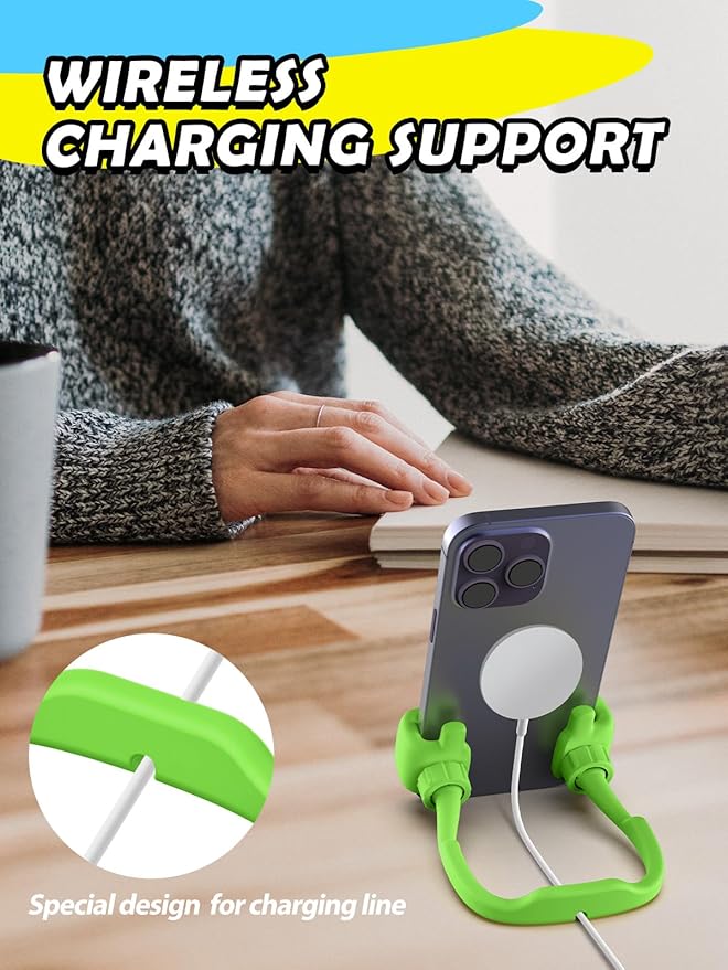 Stocking Stuffers for Teens Boys Girls Cell Phone Stand: Upgrade Adjustable Thumbs Up Lazy Phone Holder for Desk Fun Birthday Gifts for Grandma Adults Husband from Wife