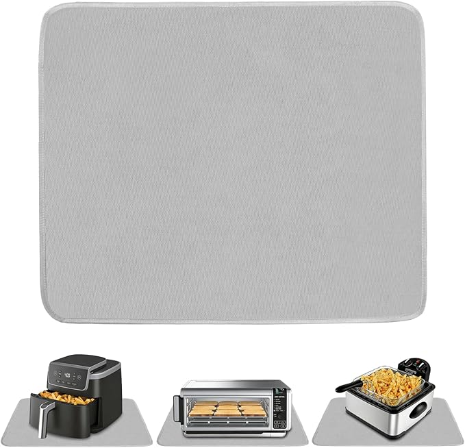 21x24in Heat Resistant Pad, Large Countertop Protector Mat for Air Fryer and Multiple Appliances, Extra Wide Hot Pads for Kitchen