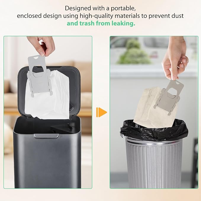18 Pack iRobot Vacuum Bags - Replacement Dirt Disposal Bags for Roomba i7+, i1+, i2+, i3+, i4+, i5+, i6+, i8+, j6+, j7+, j8+, j9+, s9+, Combo i5+, j5+, j7+, j9+, Compatible with Clean Base System