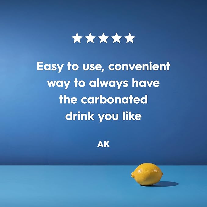 SodaStream CO2 Gas Carbonation Bundle - 3 Cylinders - Blue Screw-in System - Never run out of CO2 Again - Compatible with Fizzi, OneTouch, Jet, Spirit, Penguin, Ninja Thirsti, DrinkMate, Aarke