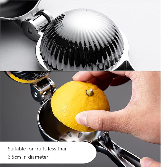 Lemon Squeezers Handheld, Metal Lemon Lime Squeezer, Heavy Duty Solid Lemon Juicer, Lime, Orange, Lemon Citrus Fruit Juicer, Orange Juice Squeezer Tool for Kitchen