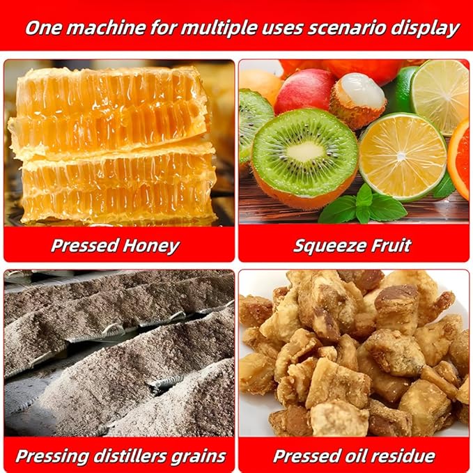 Mesh Honey Press Machine Presser Beeswax Extractor Fruit Honey Presser Honey Extractor Stainless Steel Mesh Honey Extractor for Home Beekeeping, Efficient Separation of Beeswax and Honey