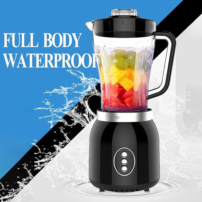Grinder Blender and Food Processor for Kitchen, 4 Functions for Shakes and Smoothies, Meat Chopped,Dry Grinding & more With 800W 2 Speed Motor Electric Mixer Machine